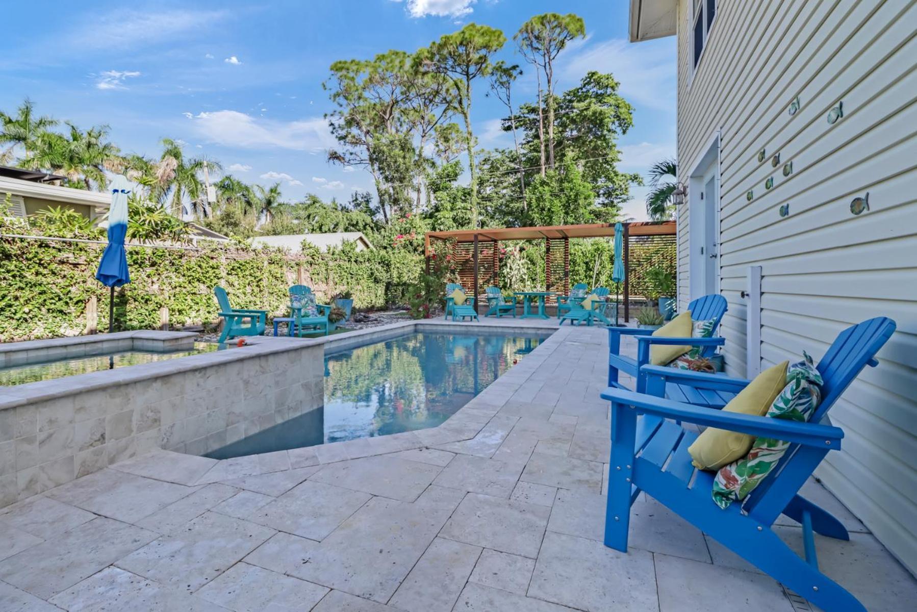Coastal Soul House In The Heart Of Naples Villa Bagian luar foto
